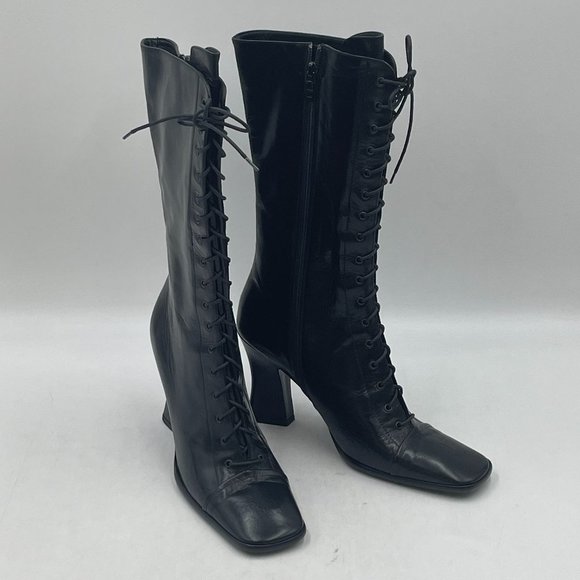 Prada Lace-up Heeled boots - Picture 1 of 8